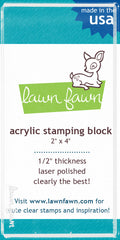 2" x 4" Acrylic Stamping Block - YourHobbyMarket