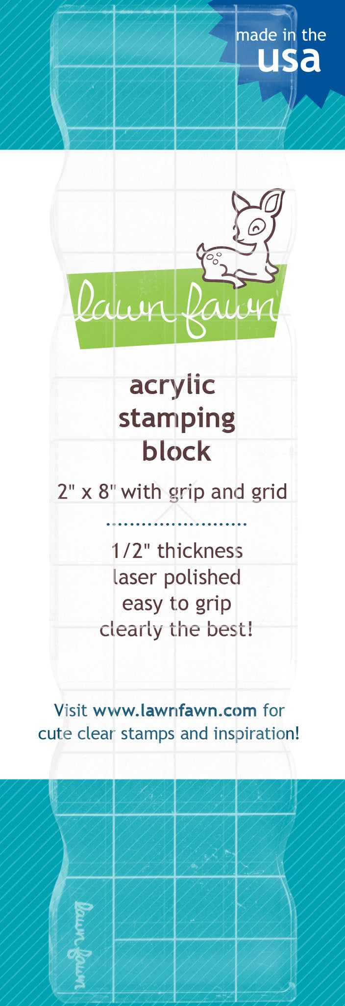 2"x 8" Grip Block with Grid - YourHobbyMarket