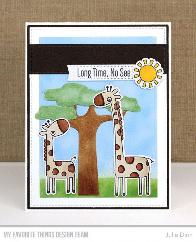 My Favorite Things Giraffing Me Crazy Stamp